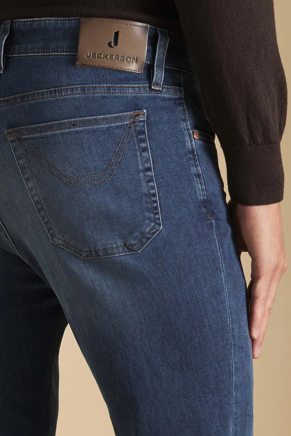 Jeckerson John jeans mediumblauw Alcantara
