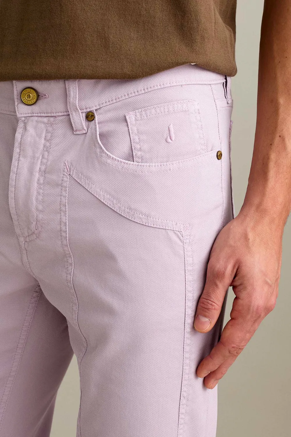 Jeckerson John slim broek lichtpaars glicine