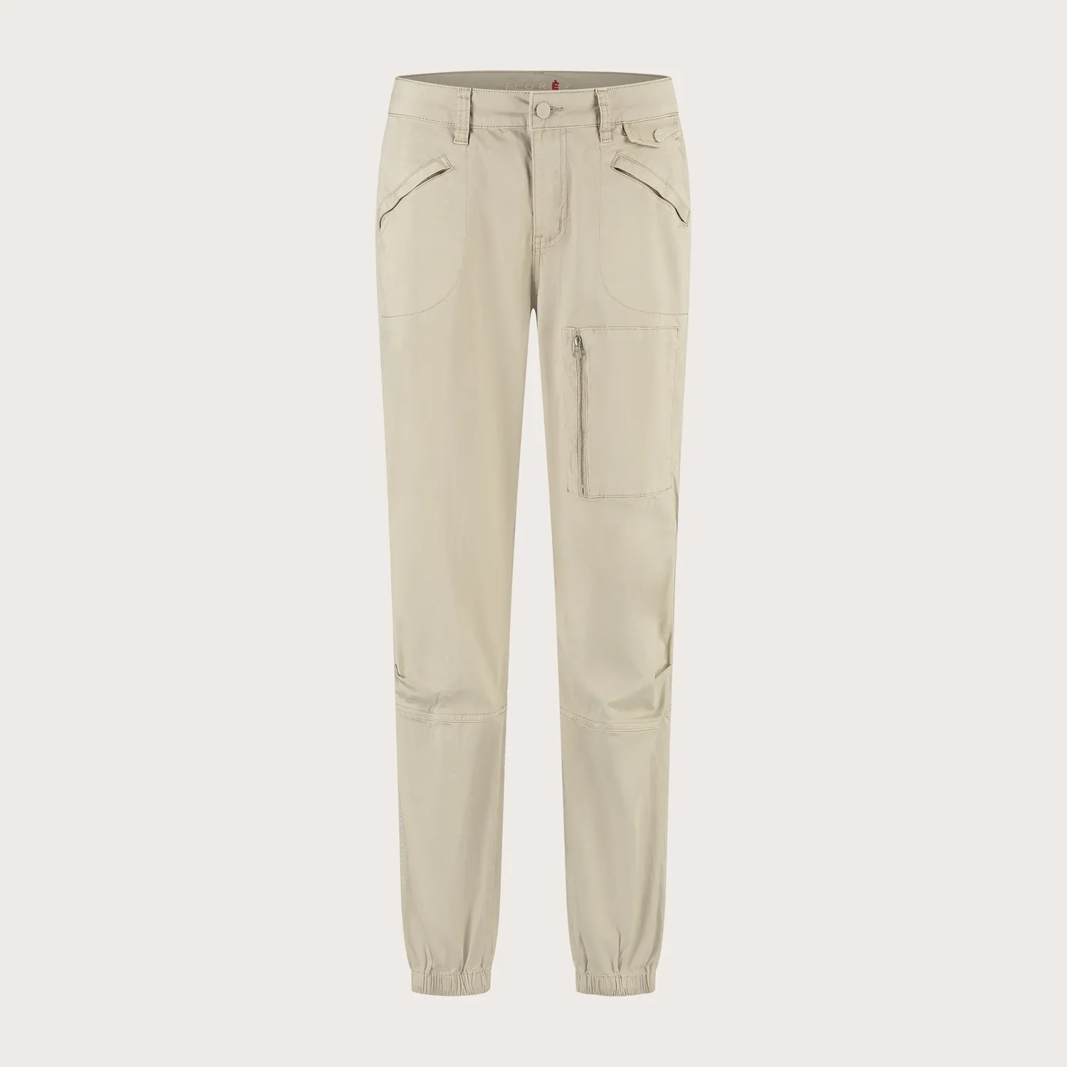 Florez Charlie Cargo cargobroek Tiger Grey katoen