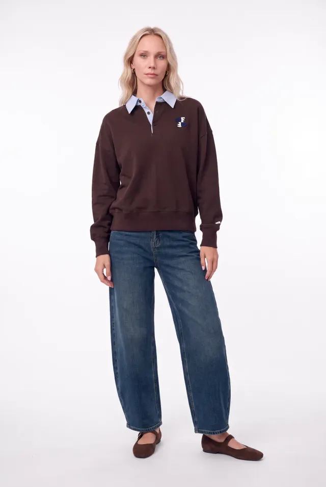 Florez Jackey balloon jeans vintage blauw