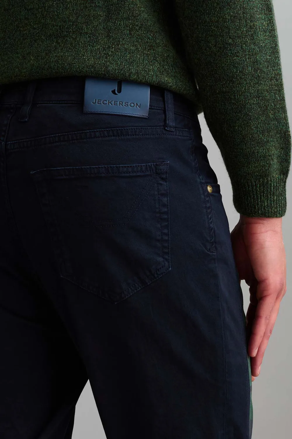 Jeckerson Anniversary chino slim fit donkerblauw