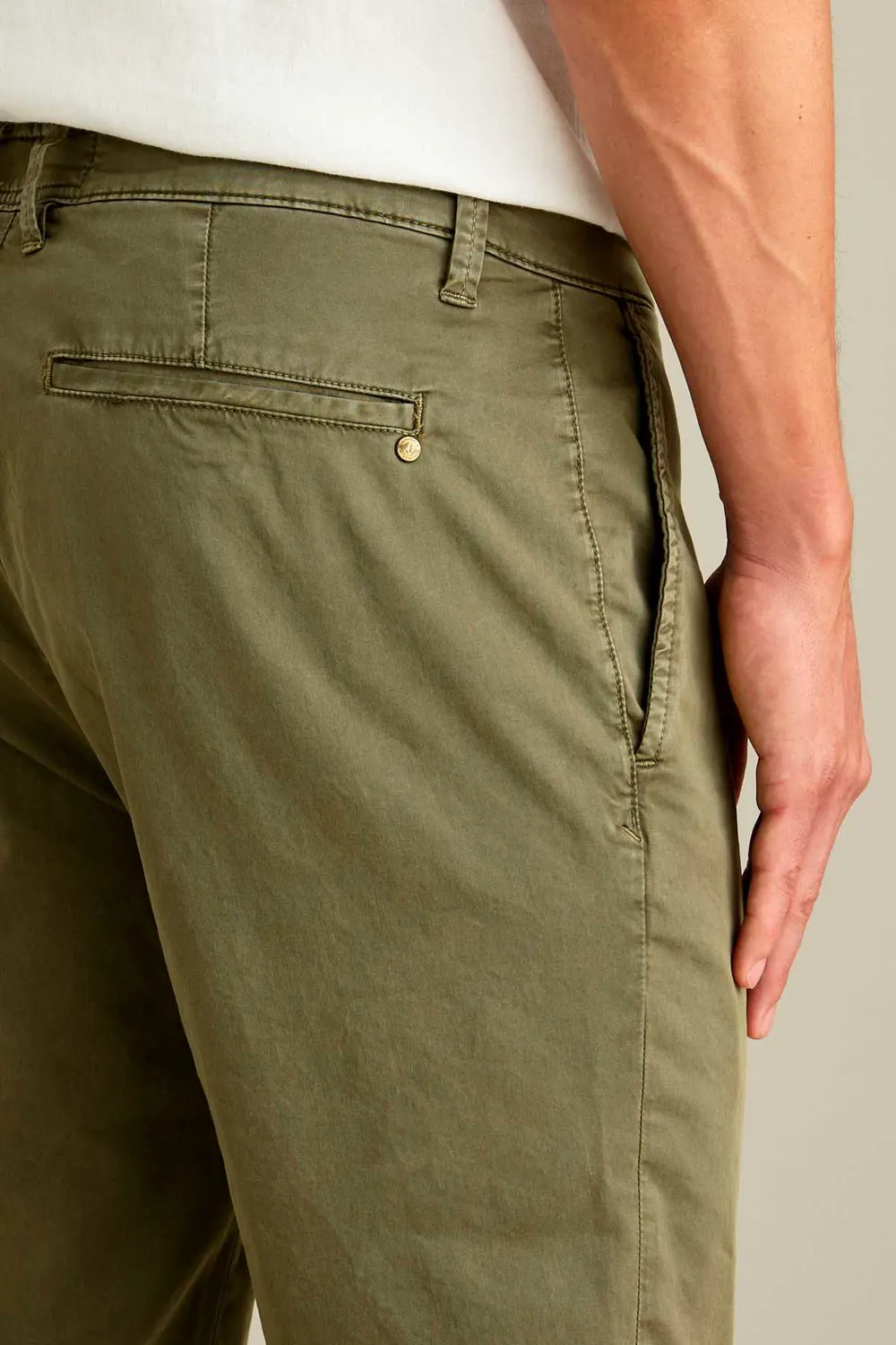 Jeckerson Jack chino slim fit groen katoen
