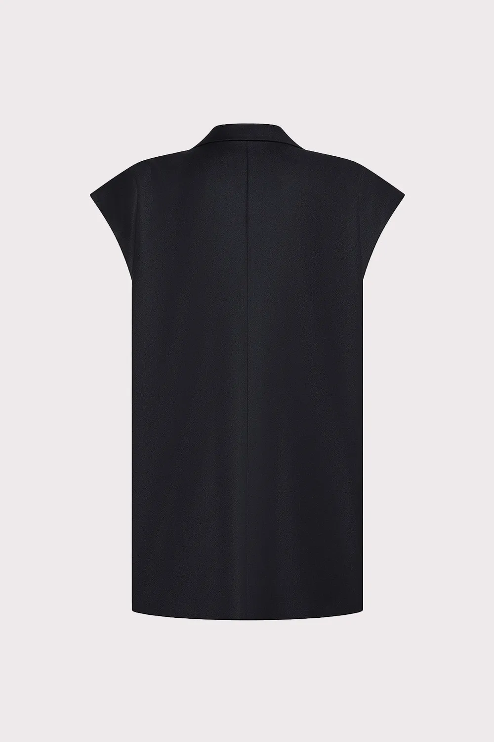 Nine In The Morning Taylor Gilet Zwart wol zijde slim