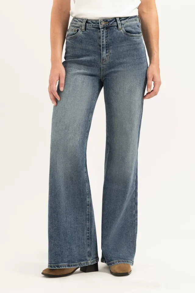 Florez Ana Flared jeans Sophisticated Blue palazzo