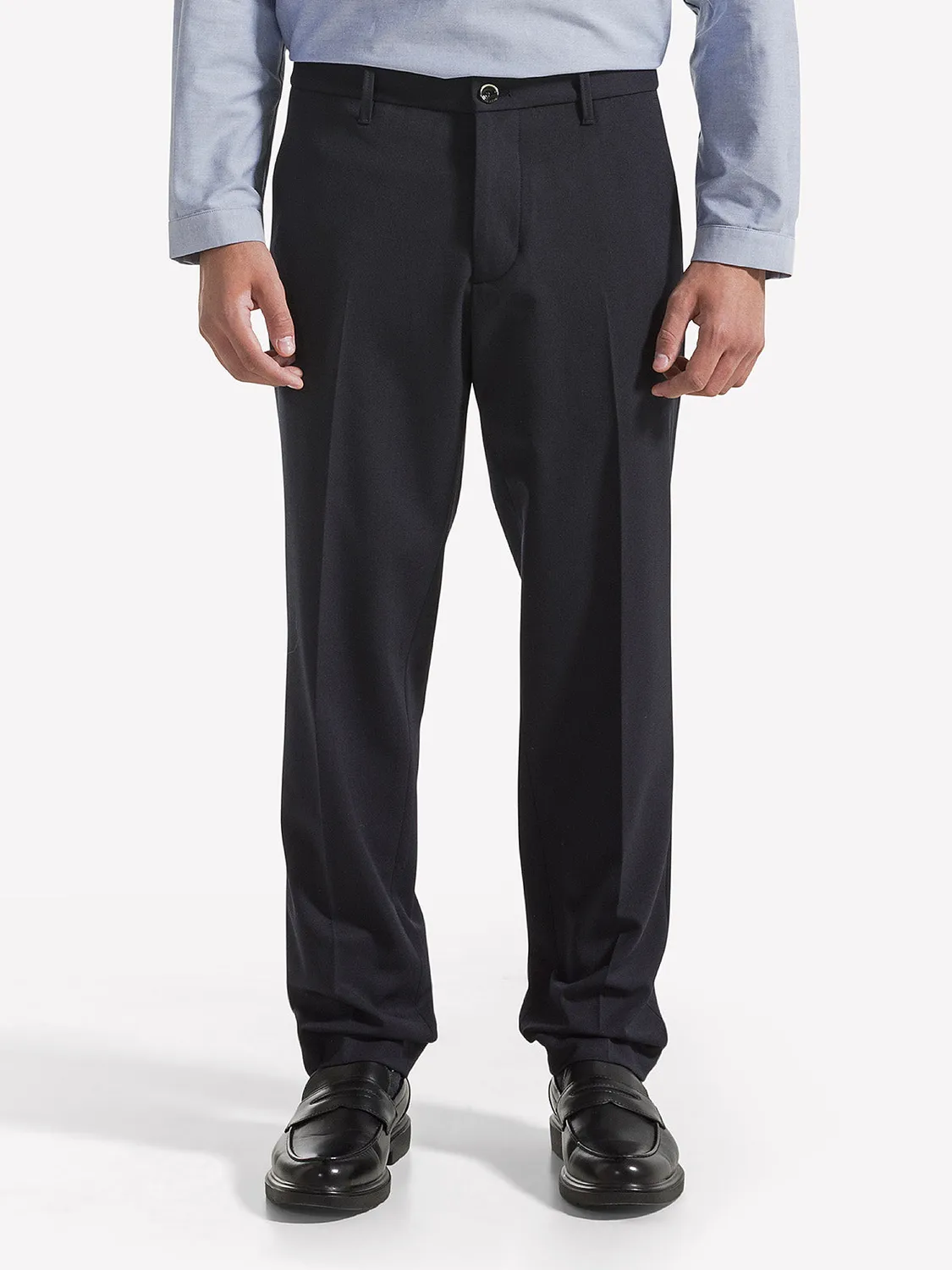 Nine In The Morning Giove GVE84 chino navy wol slim