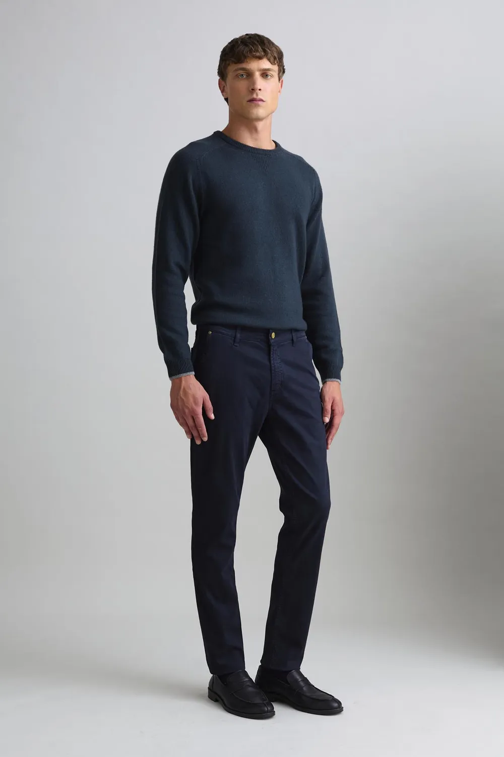 Jeckerson Julius slim fit chino donkerblauw katoen