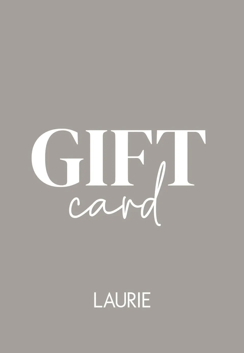 Laurie cadeaubon 50 euro digitaal direct per e-mail