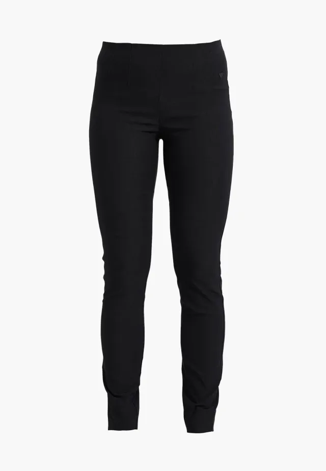 Laurie Vicky Slim ML broek Black Brushed stretch