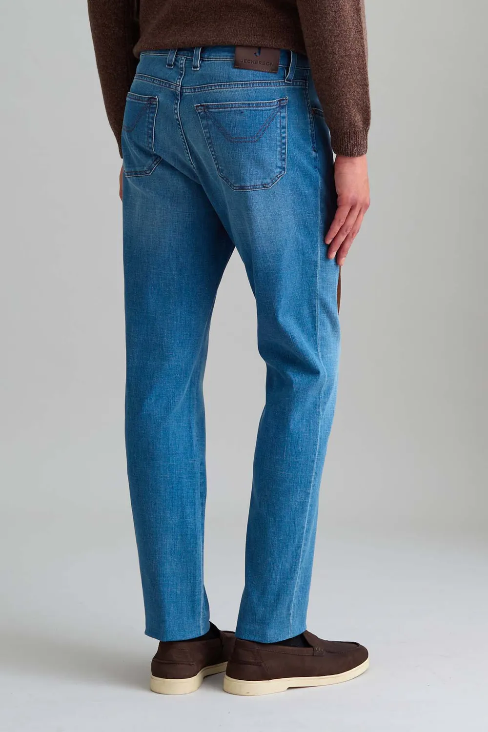 Jeckerson John jeans slim fit lichtblauw denim 10 oz