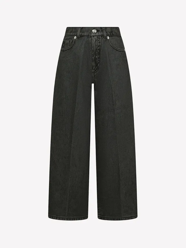 Nine In The Morning J-GEA meisjes jeans zwart overcarrot