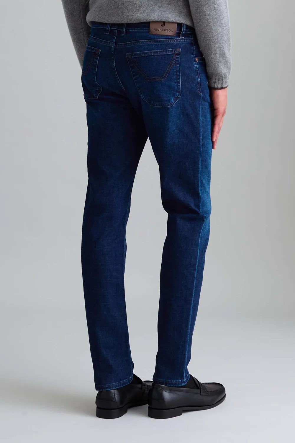 Jeckerson Jordan slim fit jeans blauw denim 10oz wassing