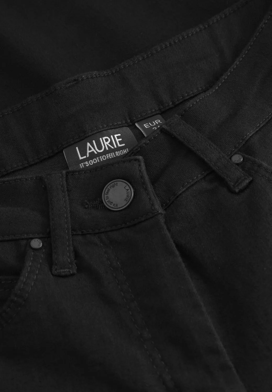 Laurie Carol Loose ML jeans Black Denim stretch