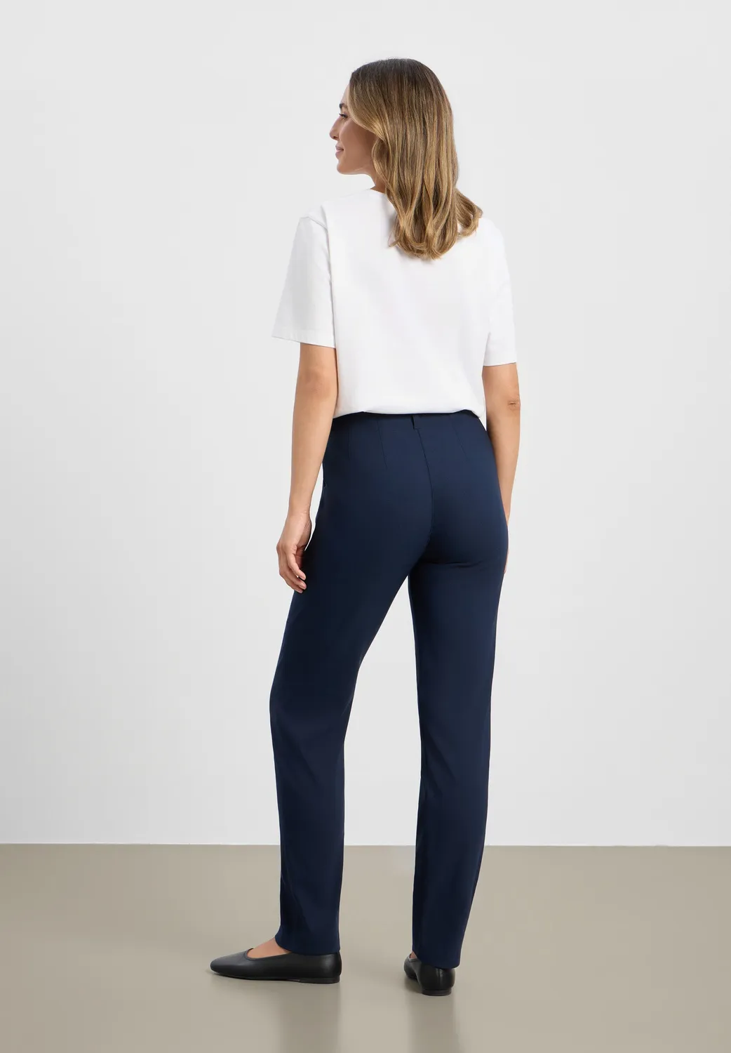 Laurie Taylor Regular ML broek Navy stretch