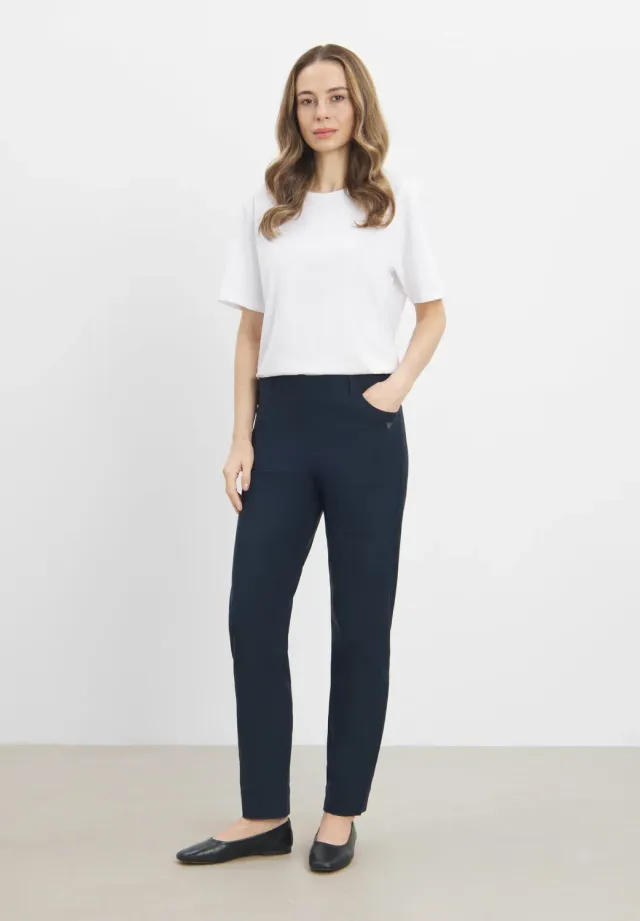 Laurie Kelly Regular 29704 broek Navy stretch