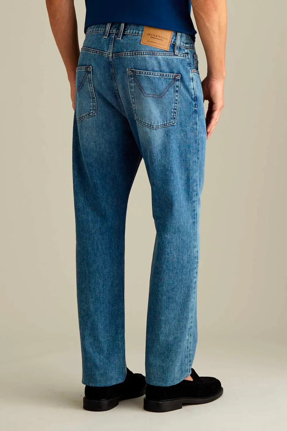 Jeckerson regular fit jeans lichtblauw vintage