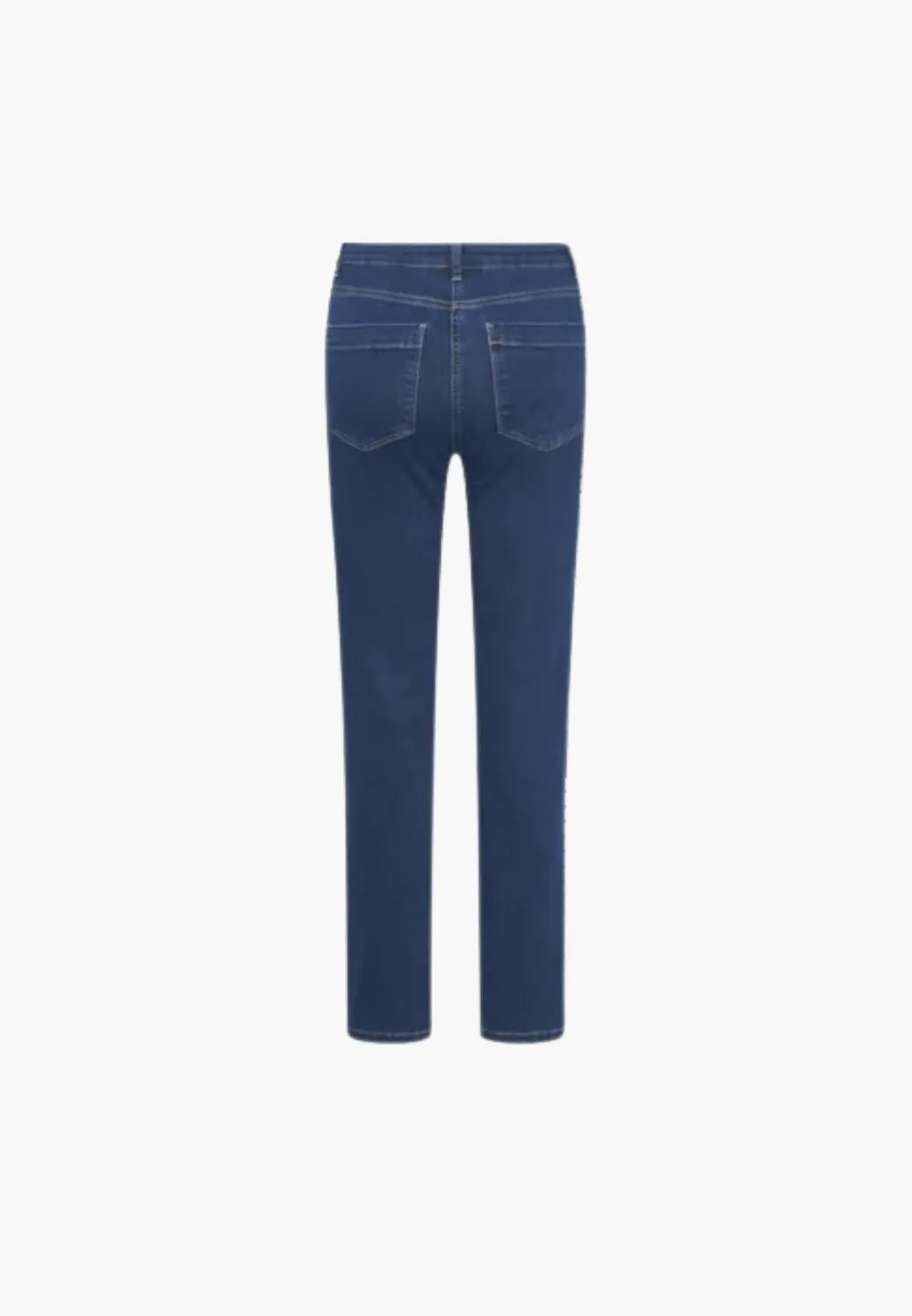 Laurie Charlotte Regular ML jeans donkerblauw stretch