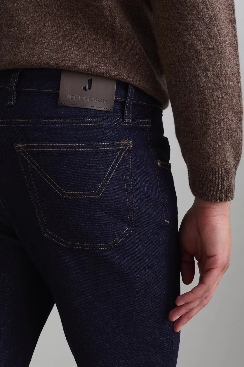 Jeckerson John Toppa jeans slim fit donkerblauw denim