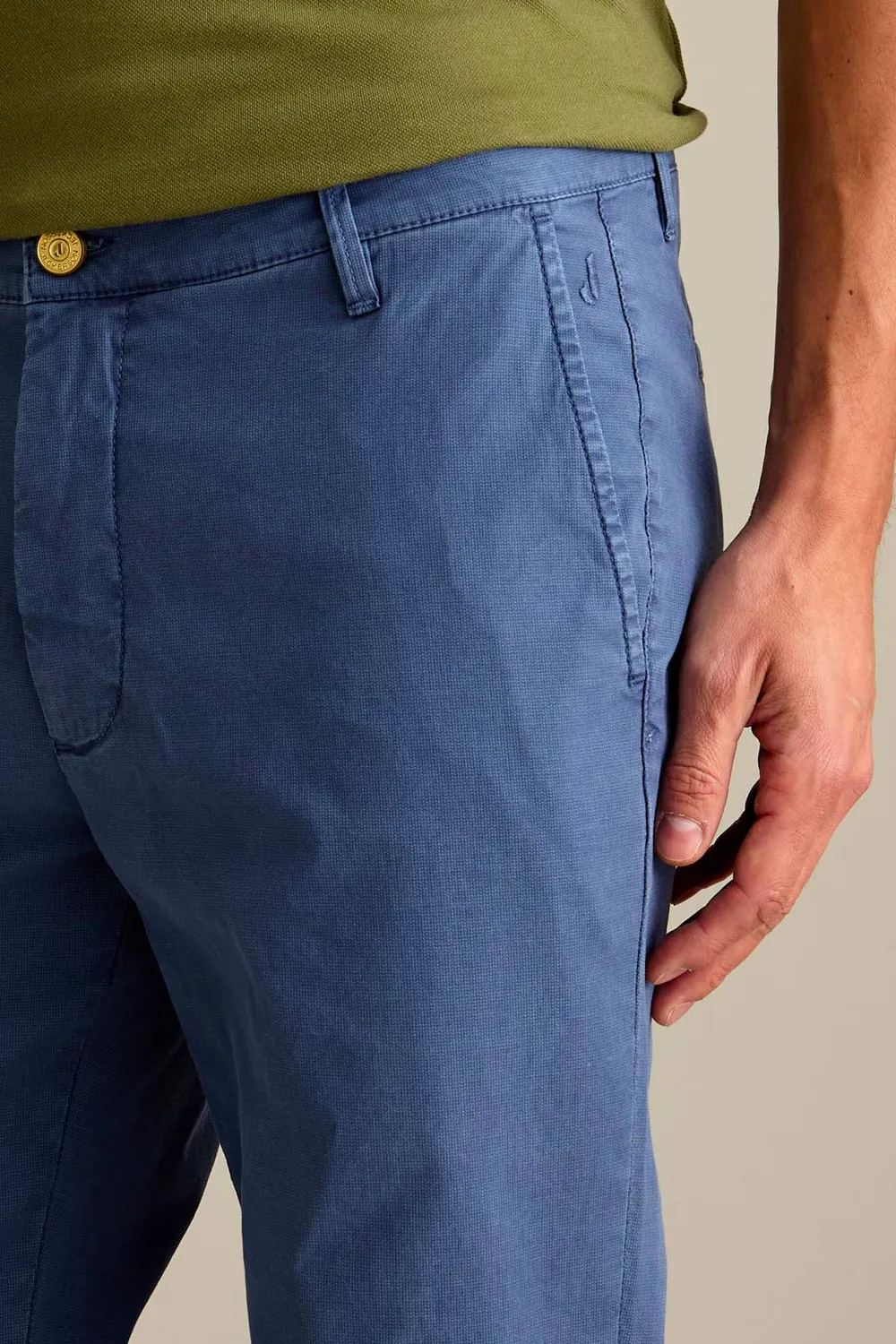 Jeckerson Jack slim fit chino blauw middel