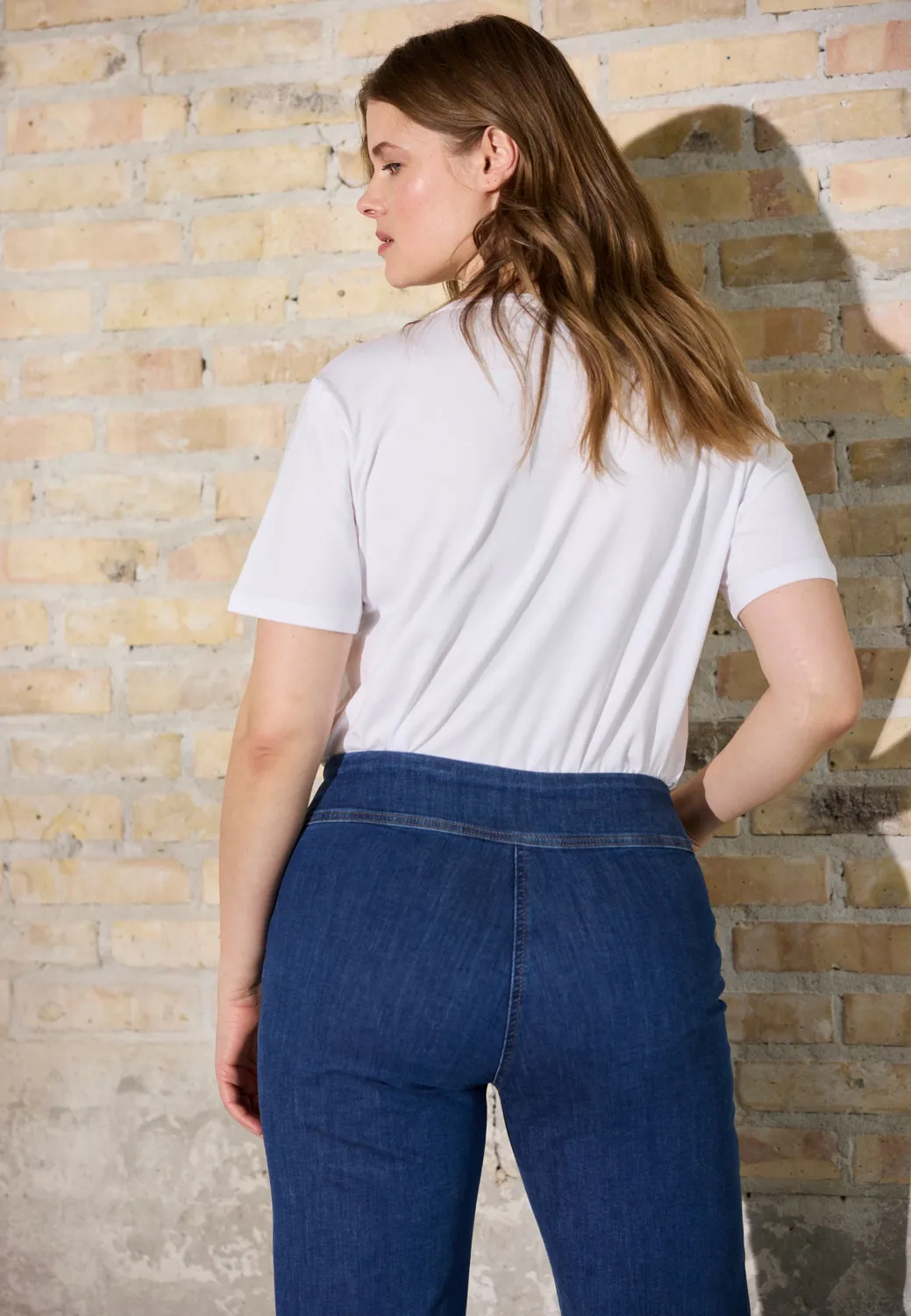 Laurie Thea Straight SL jeans Blue Denim biologisch katoen
