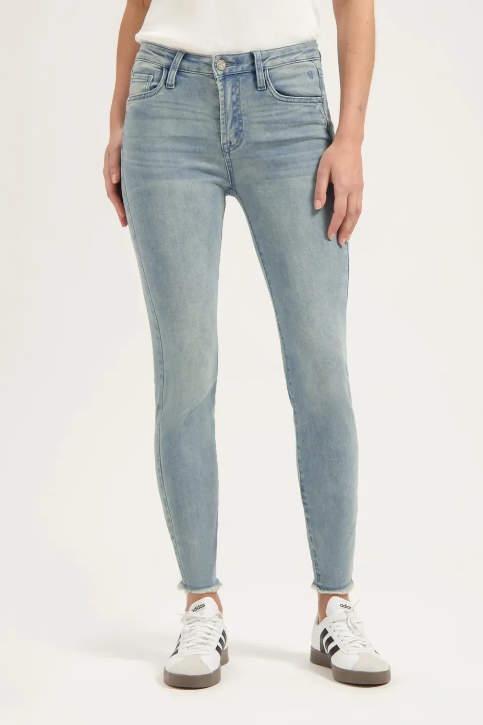 Florez Bobbi Slim Fit jeans Cold Blue stretch