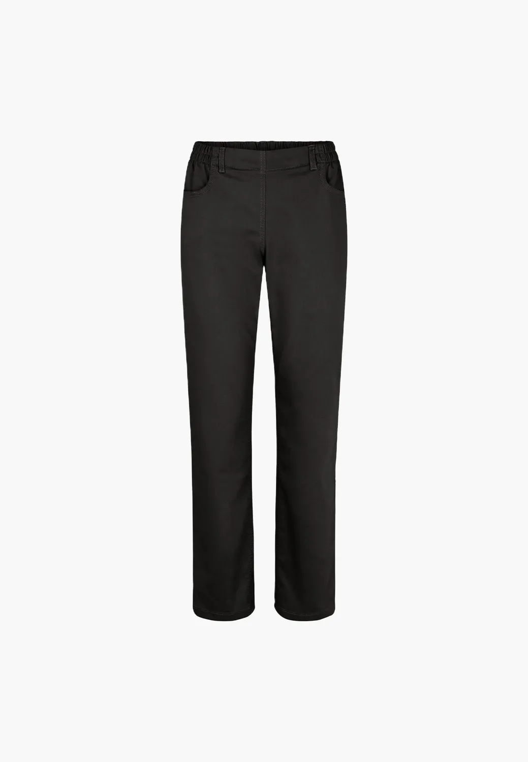 Laurie Violet Relaxed ML broek Black biologisch katoen