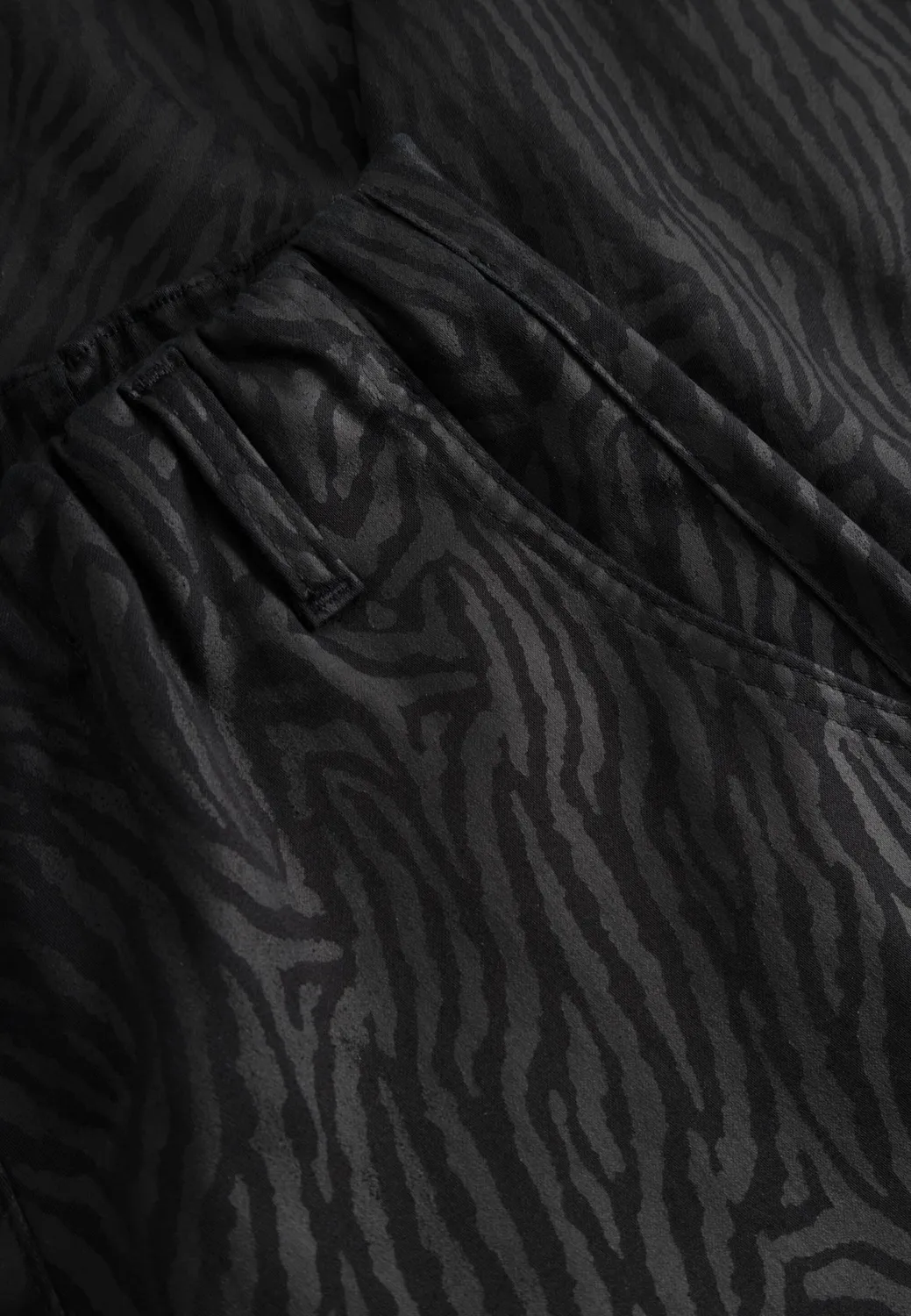 Laurie Taylor Regular SL broek Black Zebra elastiek