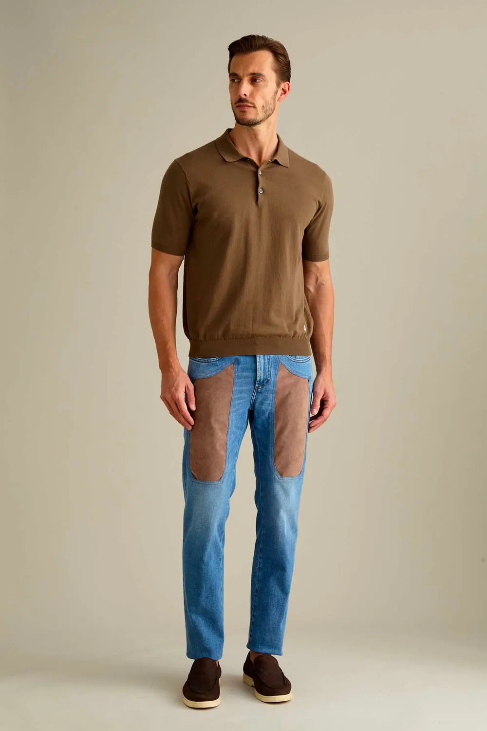 Jeckerson John Alcantara jeans slim fit lichtblauw denim