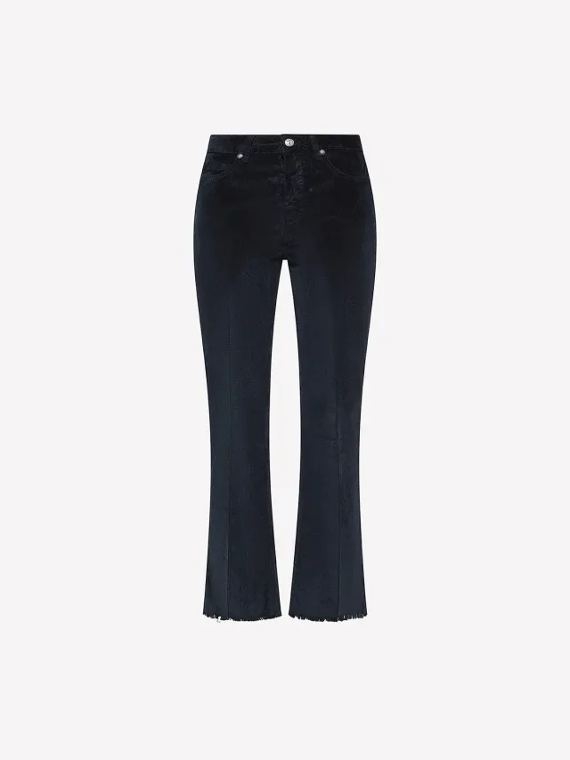 Nine In The Morning Endless ED169 trumpet broek navy stretch