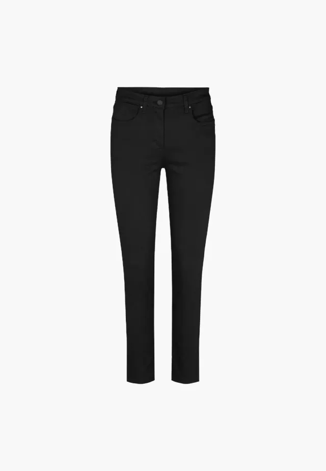 Laurie Laura Slim SL broek zwart stretch
