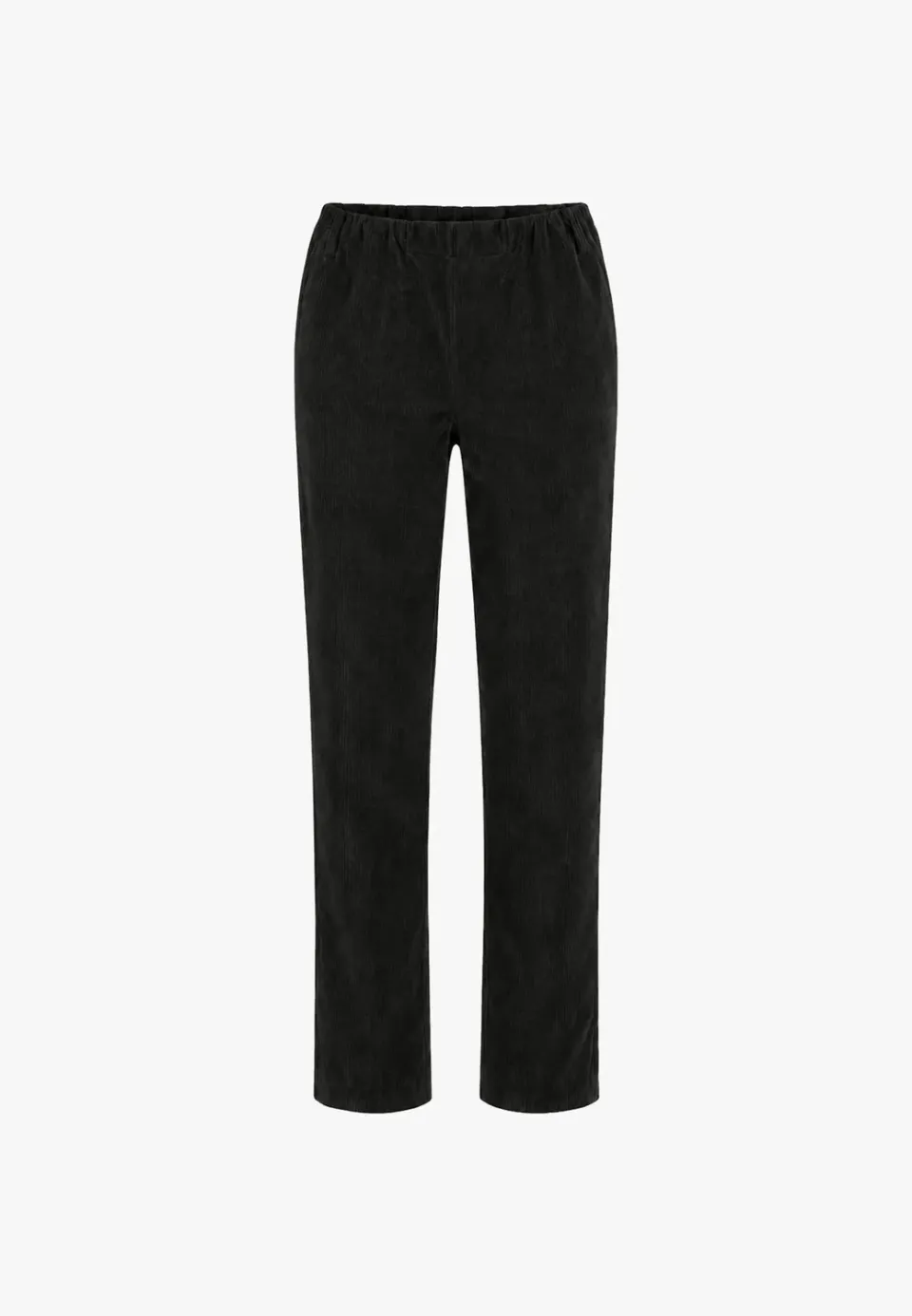 Laurie Taylor Regular corduroy broek zwart kort biologisch katoen