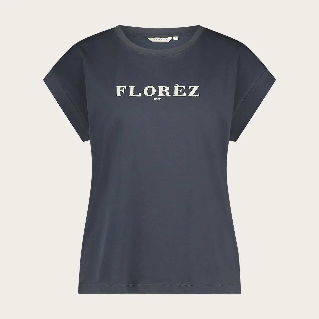 Florez Fien T-shirt Navy Blue katoenmix
