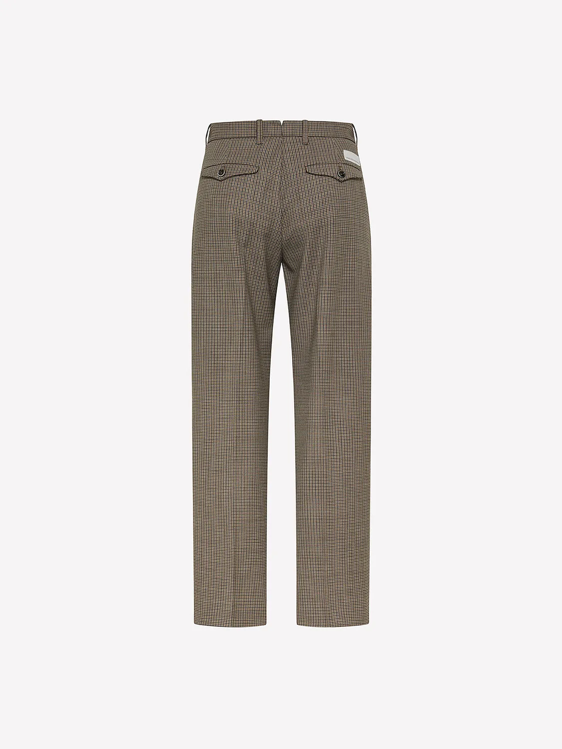 Nine In The Morning Seraphine SER05 slimfit broek Check wolmix