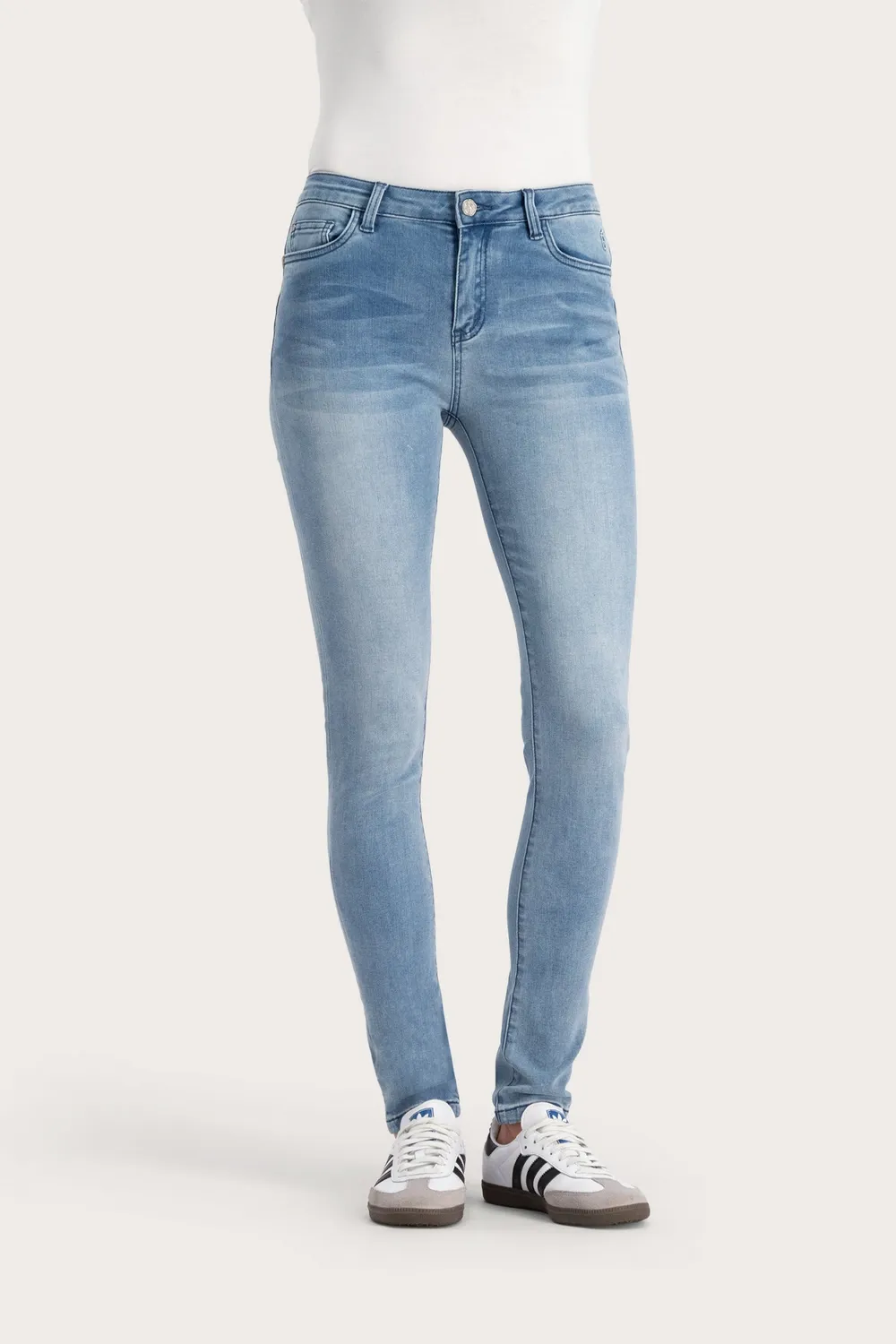 Florez Charmeur Slim Fit jeans Light Blue stretch