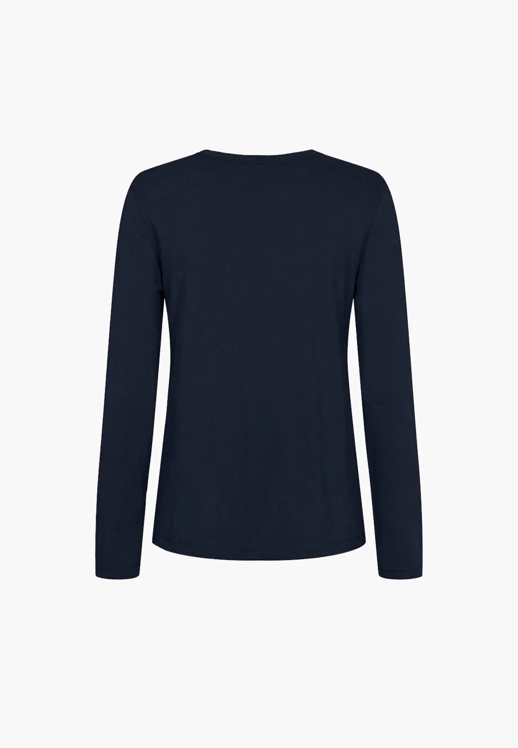 Laurie Amanda T-Shirt LS longsleeve navy viscose