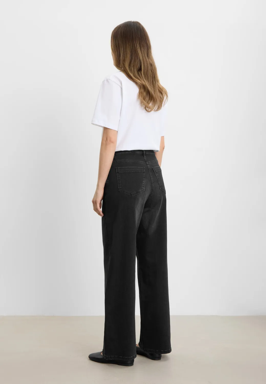 Laurie Carol Loose ML jeans Washed Black Denim stretch