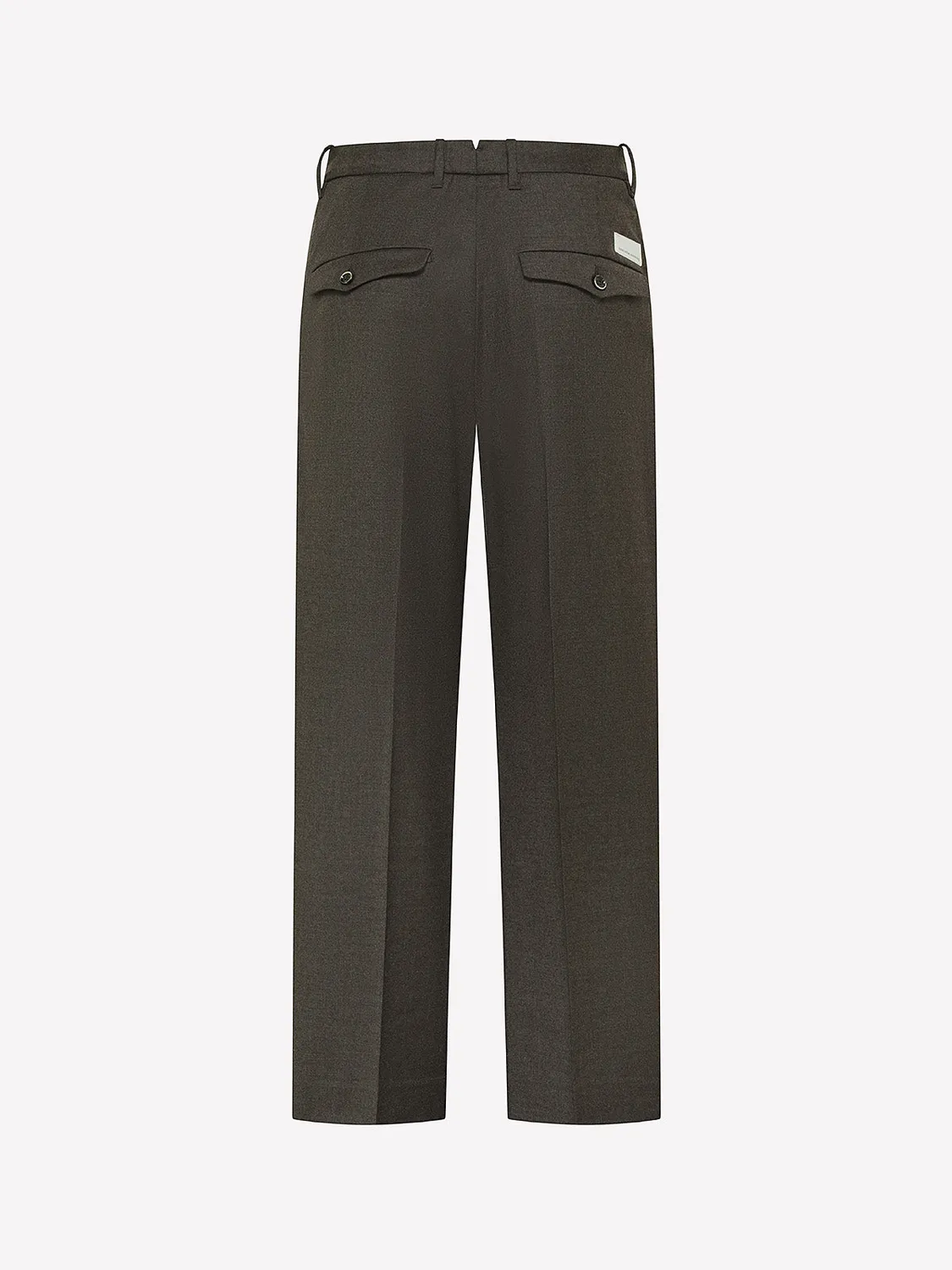 Nine In The Morning Kai KAI52 baggy broek heren grijs wol
