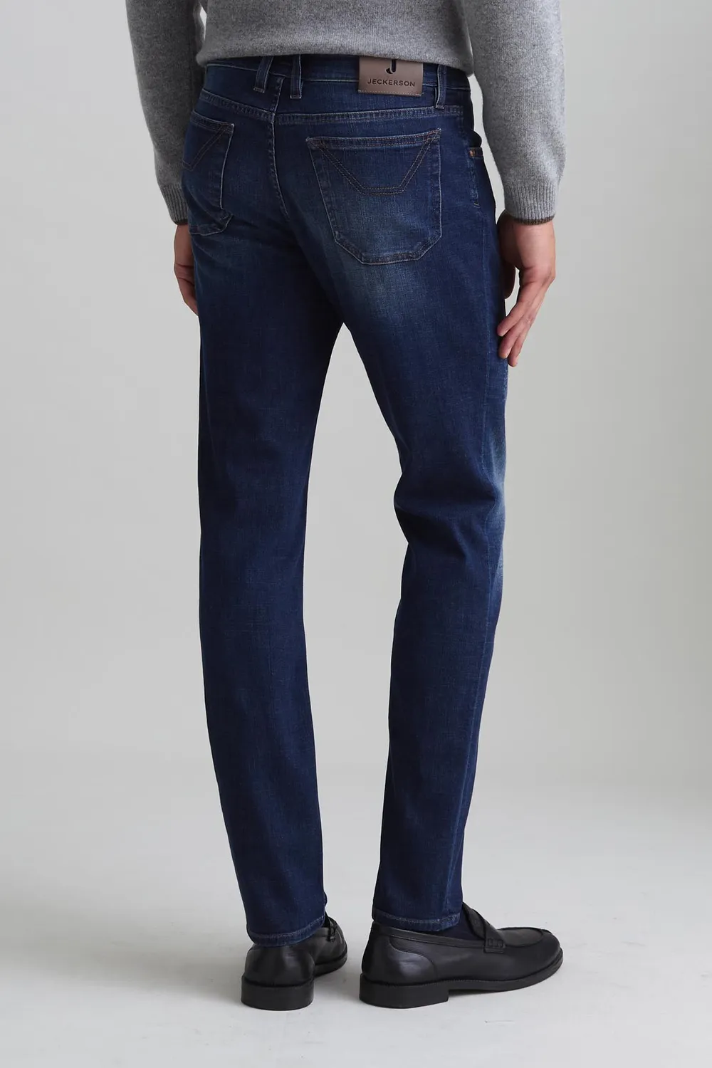 Jeckerson John jeans slim fit middenblauw denim