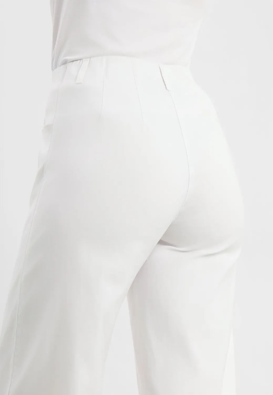 Laurie Donna Loose Crop broek white cropped wijd