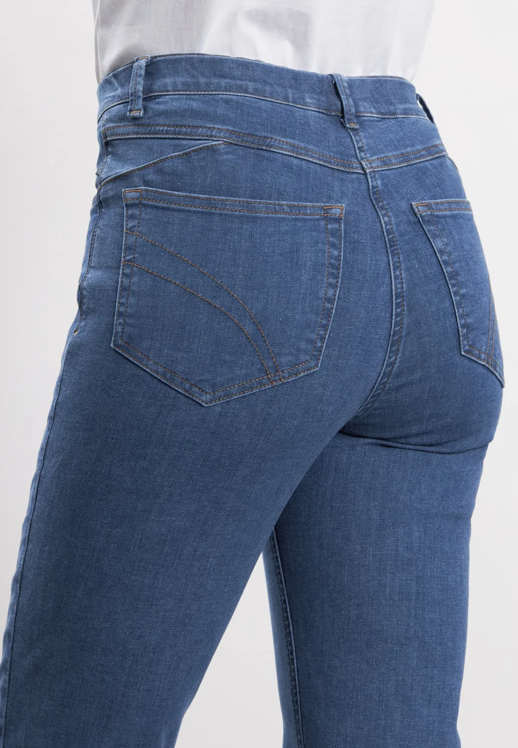 Laurie Hannah Regular XSL jeans Blue Denim extra kort