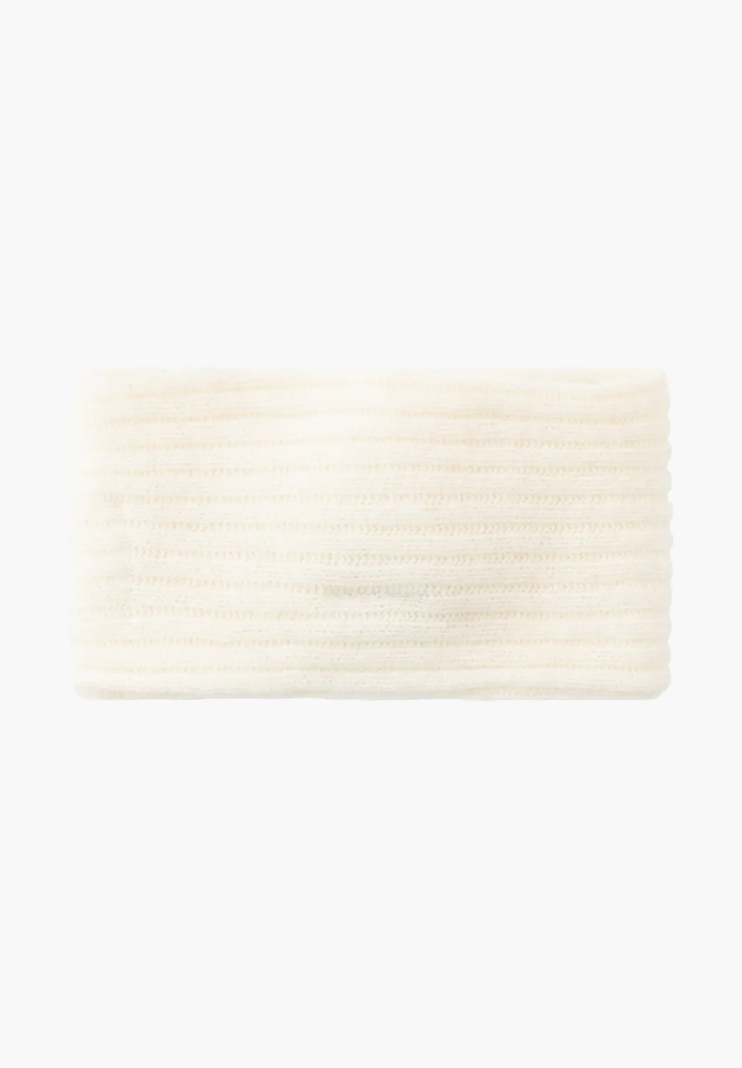 Laurie hoofdband haarband latte wol one size