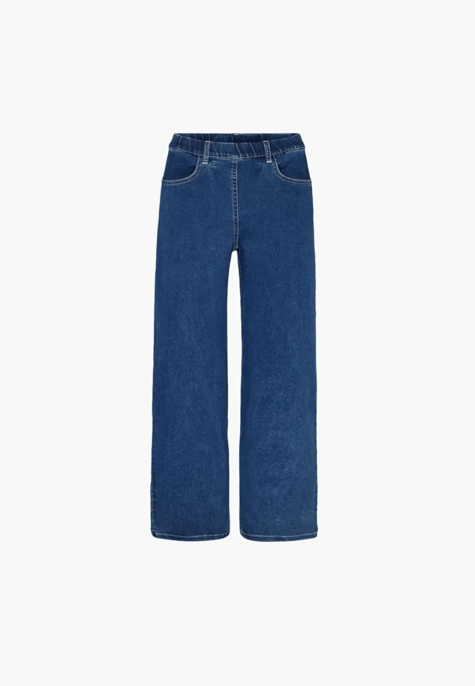 Laurie Donna Loose CL damesbroek Blue Denim cropped