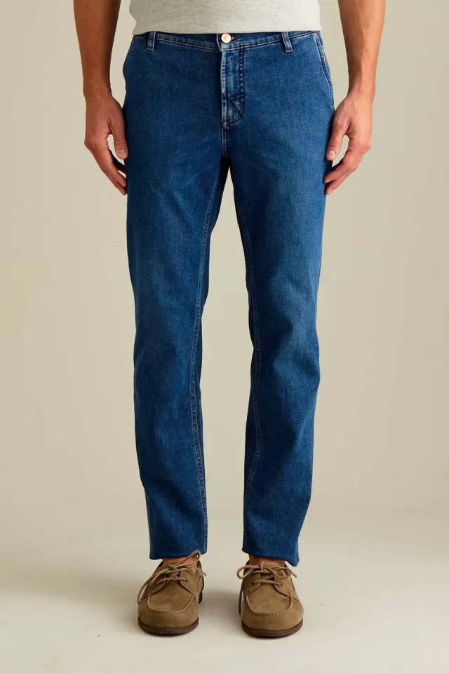 Jeckerson Julius jeans donkerblauw slim fit denim