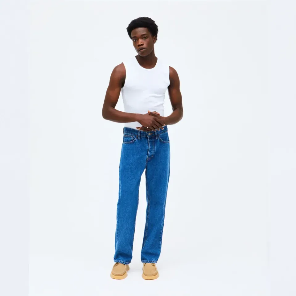 HNST Straight Fit jeans recht model denim