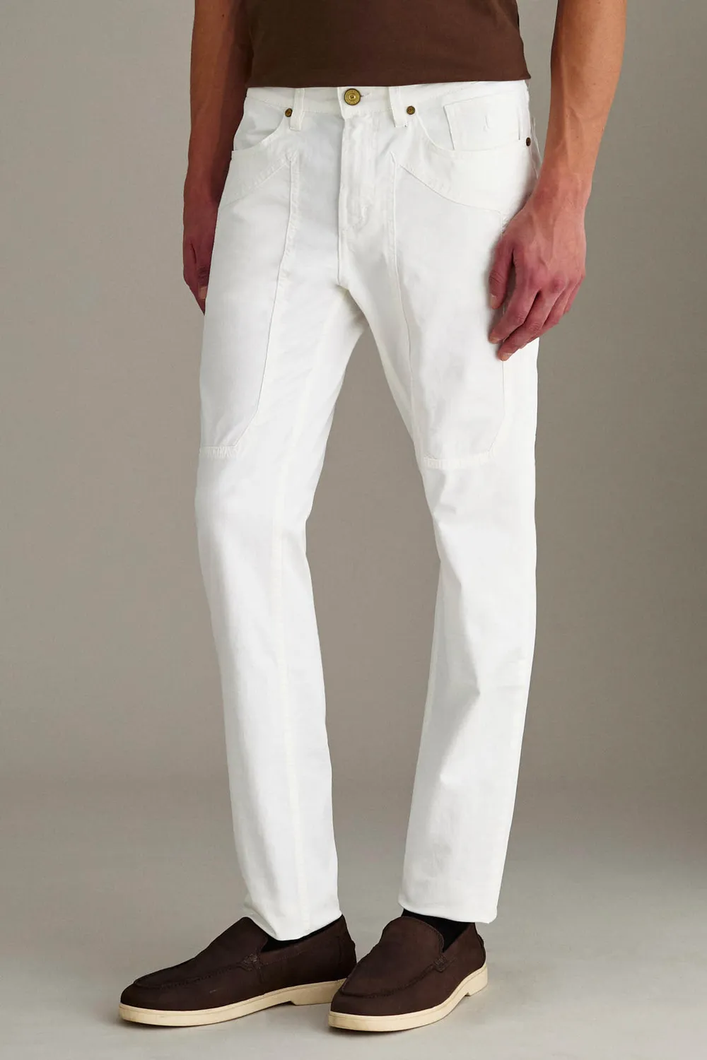 Jeckerson John broek slim fit wit toppa stretch
