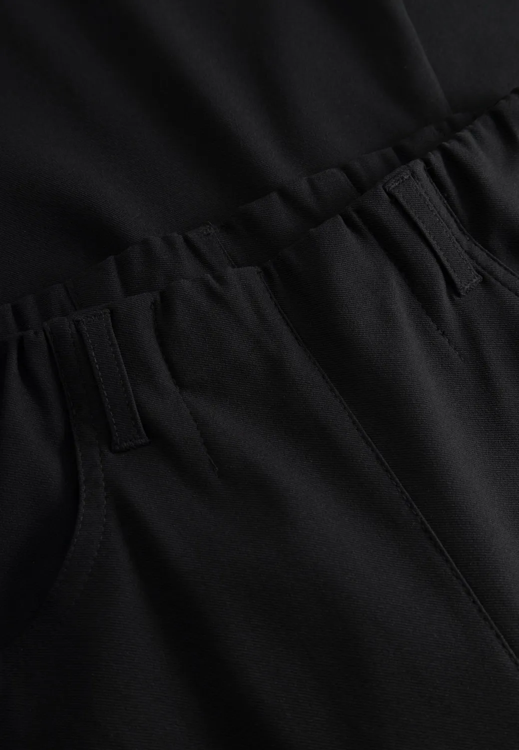 Laurie Donna Loose ML damesbroek zwart viscose
