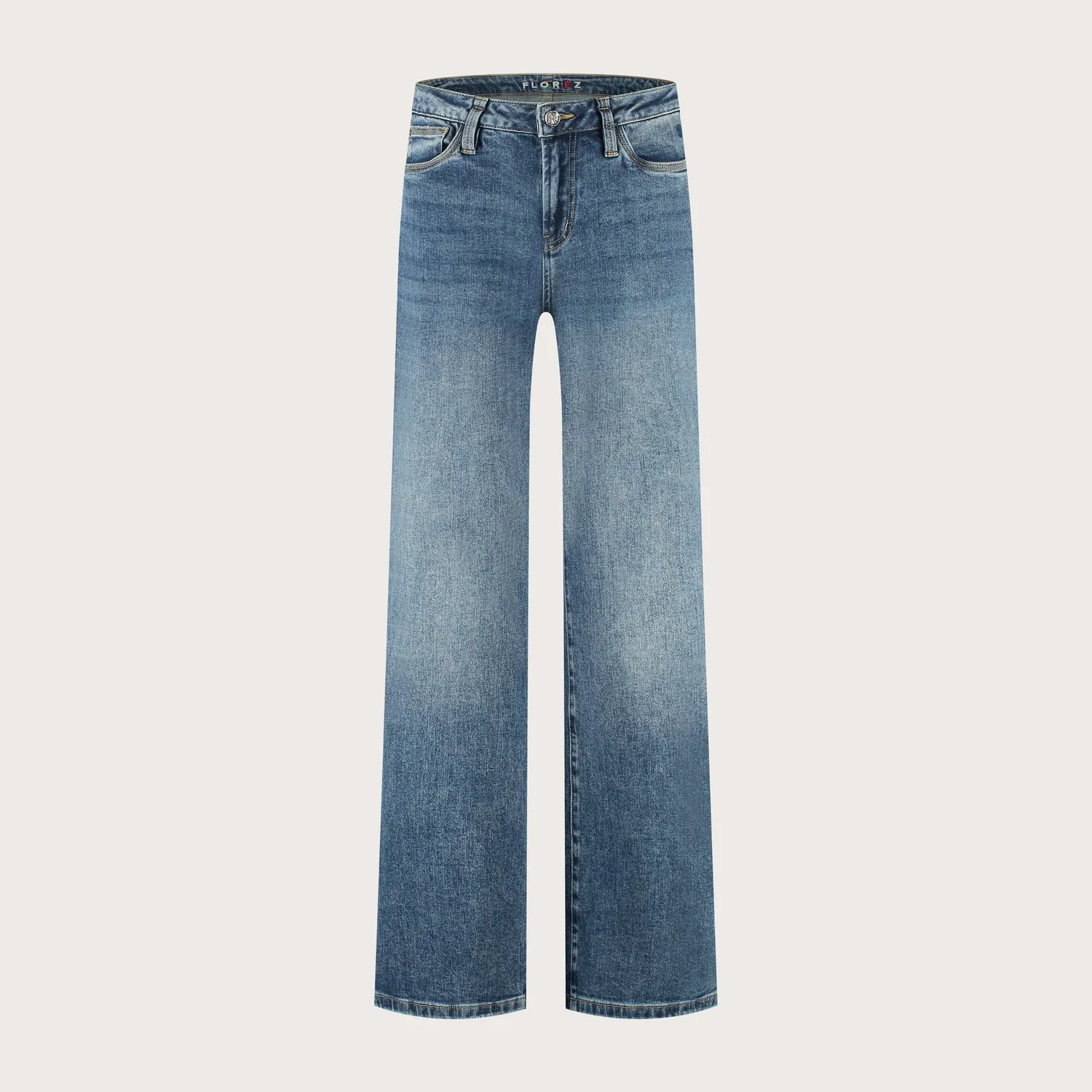 Florez Sophie Straight jeans Sophisticated Blue