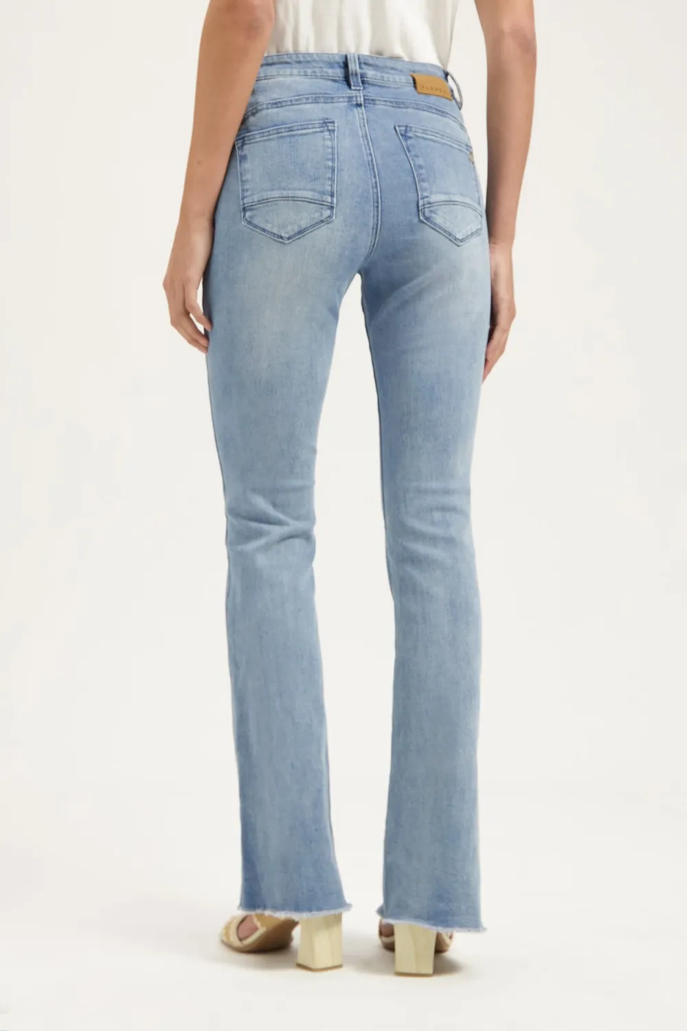 Florèz Flared Jeans Light Blue stretch