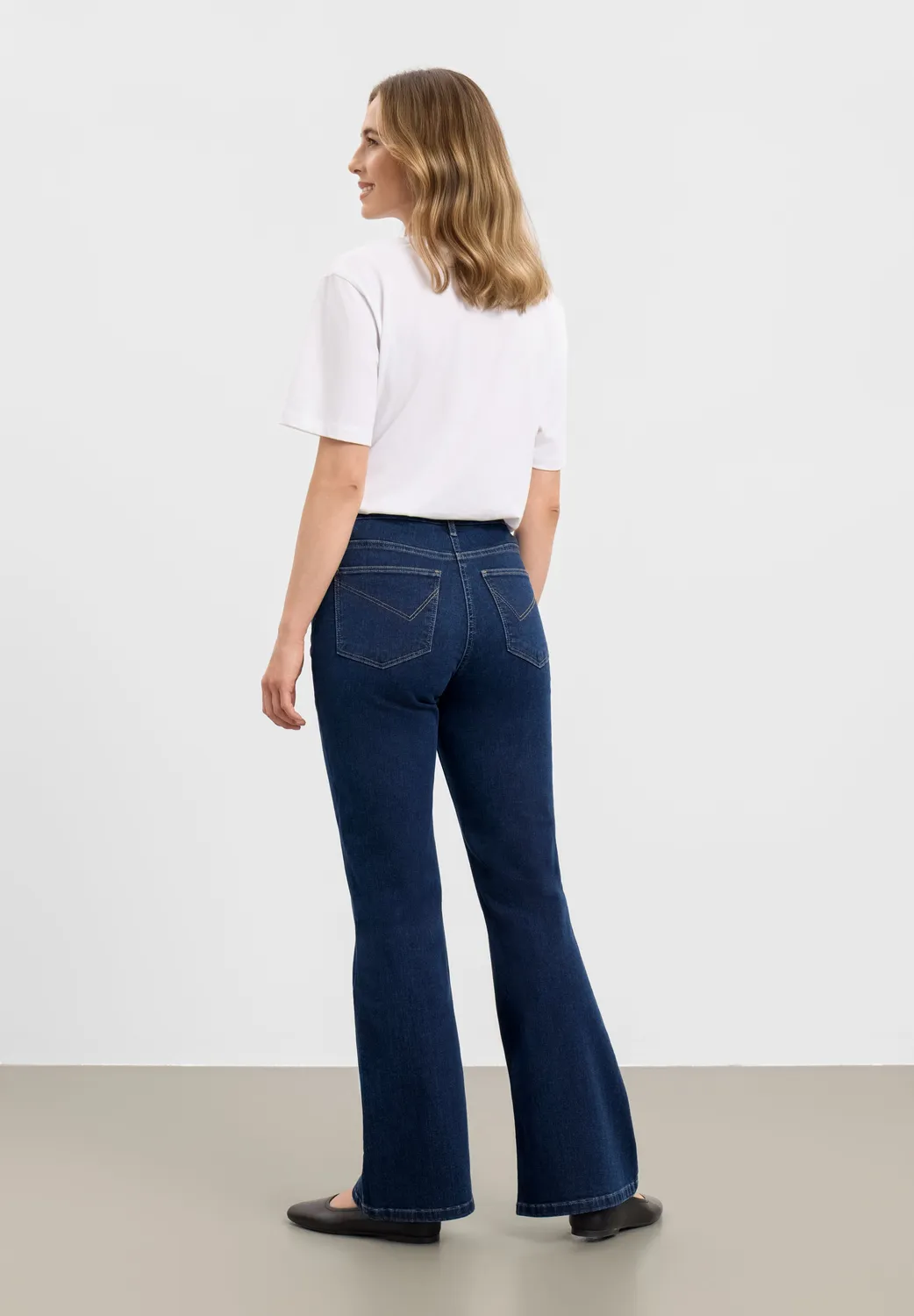 Laurie Charlotte Flare ML jeans dark blue denim