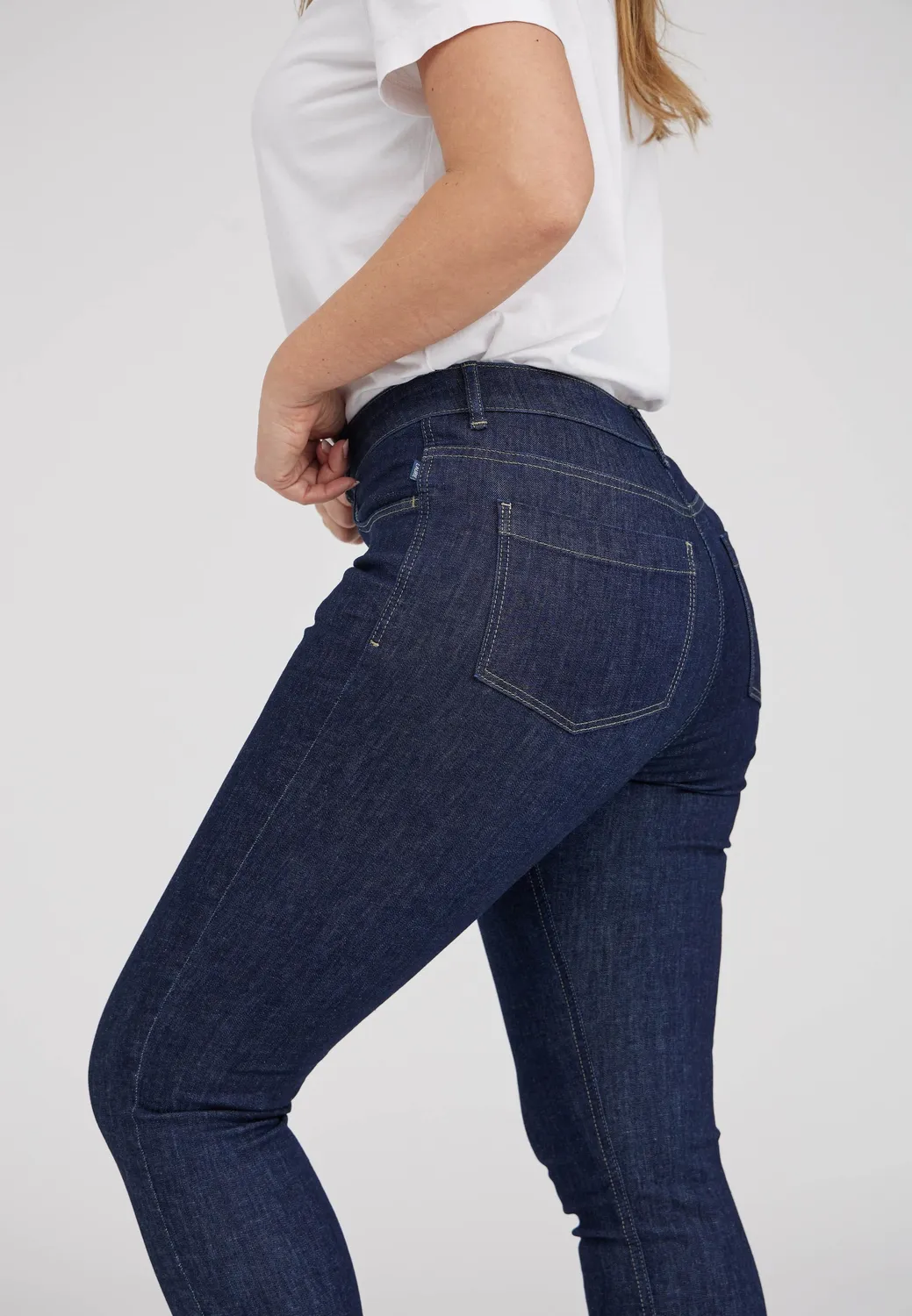 Laurie Laura Slim ML jeans dark blue denim stretch