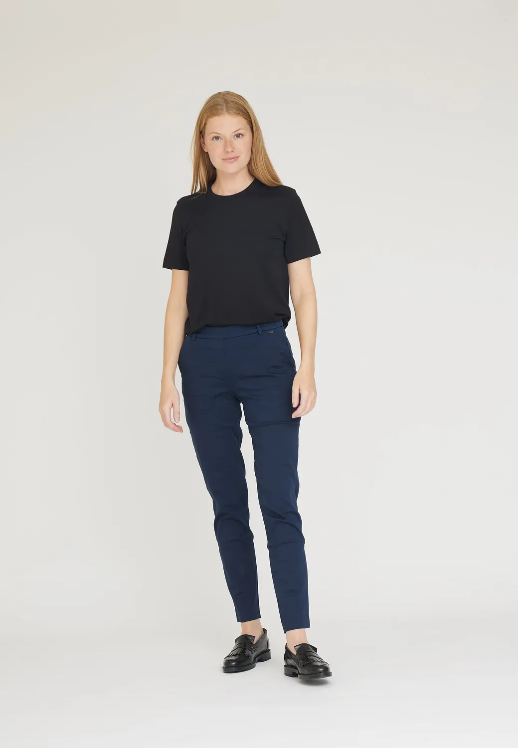 Laurie Fanny Slim SL pantalon navy stretch